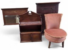 A collection of antique furniture