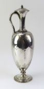 A decorative Victorian silver ewer