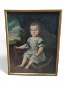 Late 18th century British school, portrait of a ch