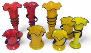 A group of seven Czech 1930s Art Deco