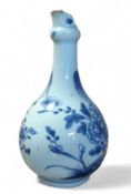 An 18th century guglet, of typical form, with blue