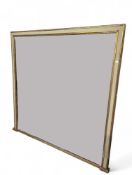 A very large square wall mirror