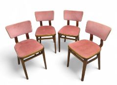 Four mid century style Benchairs dining chairs