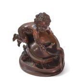 Auguste Moreau (1834-1917), bronze sculpture of a