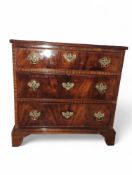 An 18th century chest of drawers