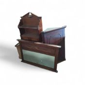 A collection of antique furniture comprising: a ma