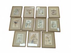 20th century, French School, a collection of eleve
