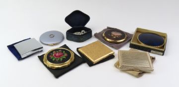 A Christian Dior powder compact; along with an Orl