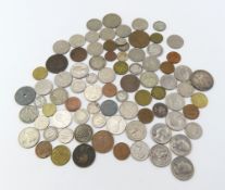 A mixed collection of mixed nationality coinage, i