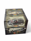 Four boxed Burago Diecast model Mercedes vehicles,