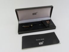 Montblanc - a Meisterstuck fountain pen, part of t
