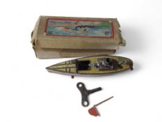 A “Whiz Power Boat”, C.K. Dampfboot Japanese minia