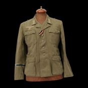 Rare WWII Nazi German, DAK, Deutsche Afrika Korps, Artillery Signal, Gefreiter Uniform.