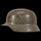 WWII Nazi German Waffen-SS Police Division M35 Helmet, With Liner.