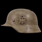 Rare WWII Nazi German M35 Helmet, With Liner.