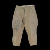 Rare WWII Nazi German, DAK, Deutsche Afrika Korps, pair pants M42, sand corduroy.