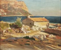 Hamish Constable Paterson (1890-1955) Oil on board Cassis, Alpes Maritimes, signed and dated 1927