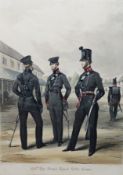 John Harris (1811-1865) Two coloured engravings from R Ackermann's Costumes of the Volunteer