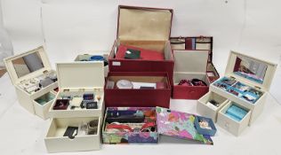 Extensive collection of assorted costume jewellery to include festive brooches, bracelets, bangle,