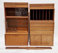 Mid-20th century Danish 'Royal System' teak modular wall unit, designed by Poul Cadovius (1911-2011)