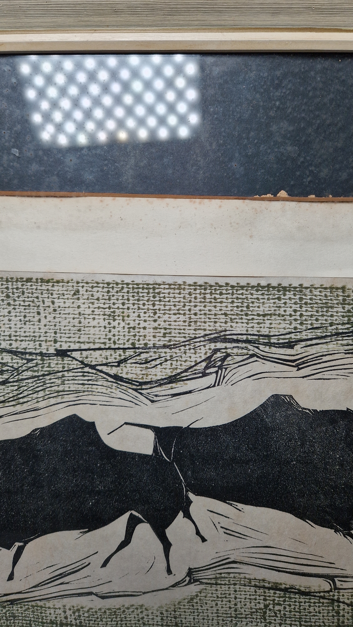 20th century school Etching on paper "Bison", artist's proof, titled, indistinctly signed P. - Image 13 of 17