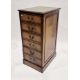Pair of reproduction Regency mahogany veneered filing cabinets with green leather inset tops and - Image 1 of 2