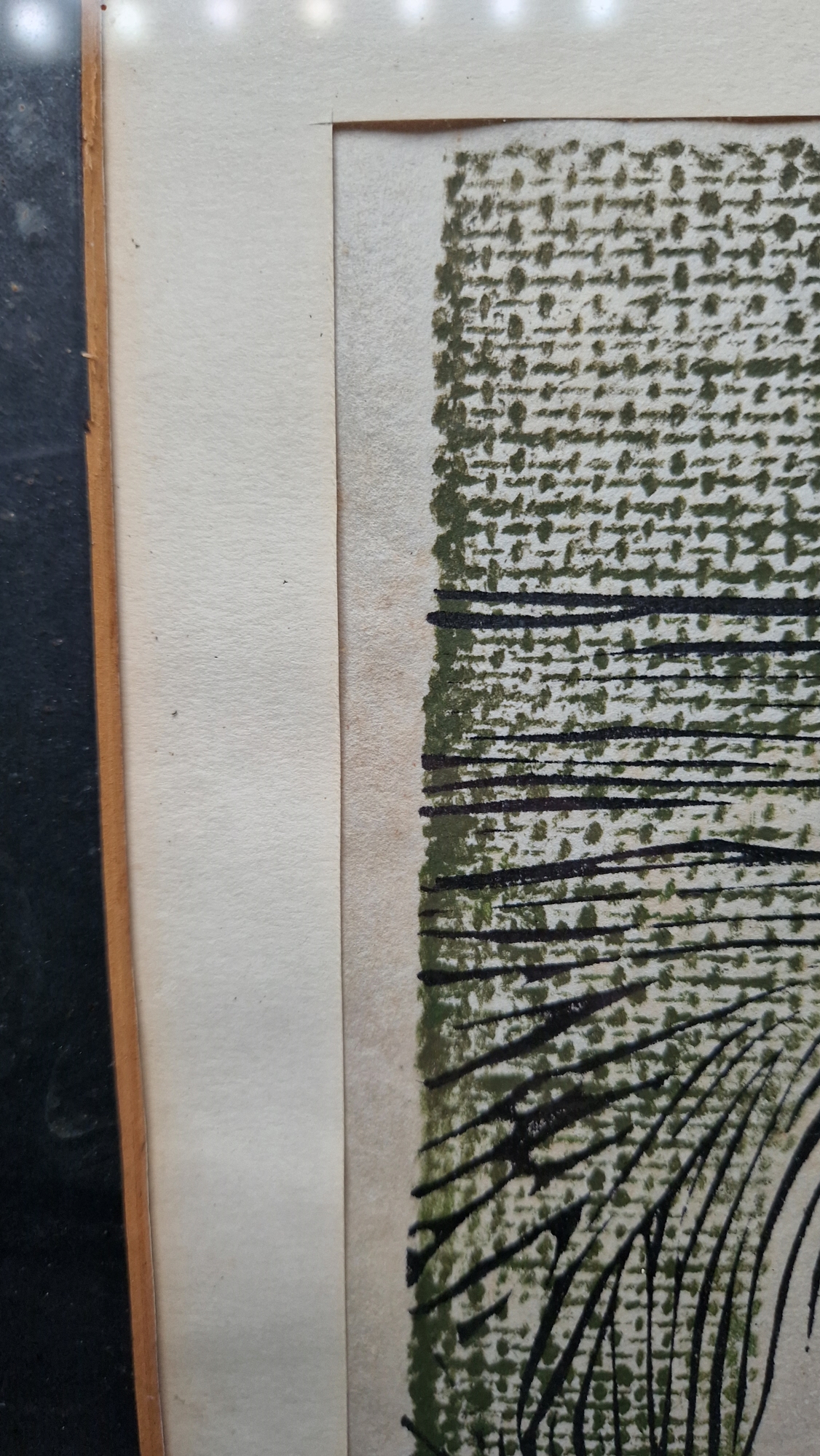 20th century school Etching on paper "Bison", artist's proof, titled, indistinctly signed P. - Image 5 of 17