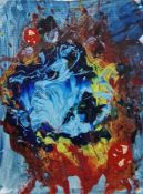 Rose Feller (aka Rozsa Szucs, Hungarian, b.1975) Mixed media on canvas Six abstract compositions,