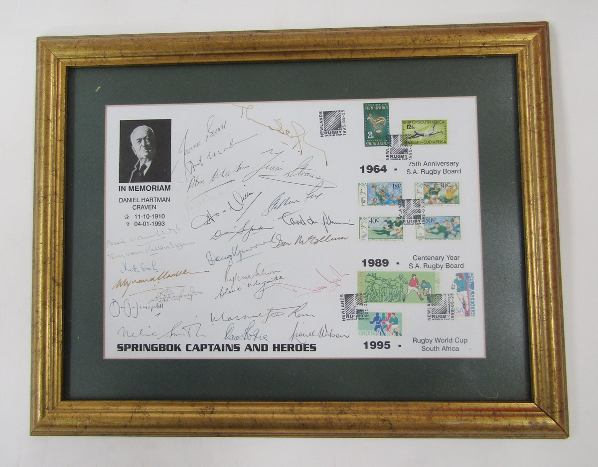 South Africa rugby interest; collection of rugby related collectables, to include South Africa RWC - Image 8 of 12
