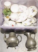Royal Worcester ' Evesham ' tea ware, Jason ' Rosemary ' bone china tea ware together with a resin