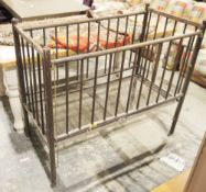 Wooden framed folding child's cot by 'Autocot'