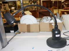 Serious Readers swan neck desk top reading lamp