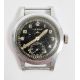Lemania 'Dirty Dozen' military issue wristwatch, 1940's, stainless steel case, the black dial with - Image 1 of 8