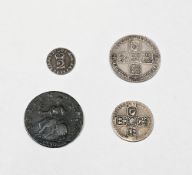 William III, two pence, laureate head right, rev crowned small figure 2, (5.3551A), about very fine,