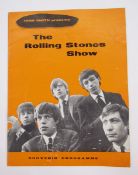 John Smith presents The Rolling Stones Show, souvenir programme with orange cover