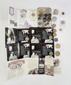 Brilliant uncirculated coins (6), 1995 dove £2, card damaged, 4 x 1989 £2 coins (Bill of Rights),