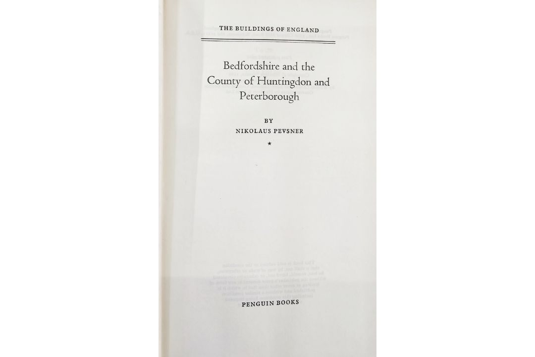 Pevsner, Nikolaus - The Buildings of England -  "Cambridgeshire", "Cheshire", "Bedfordshire, - Image 9 of 28