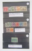 Canada Stamps: QV issues including used colony 3d imperforate SG5 and 17c SG 43 with later