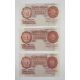 3 x Bank of England 10 shilling notes, (1) signed K O Peppiatt (October 1934), prefix B41 708884, ( - Image 1 of 6