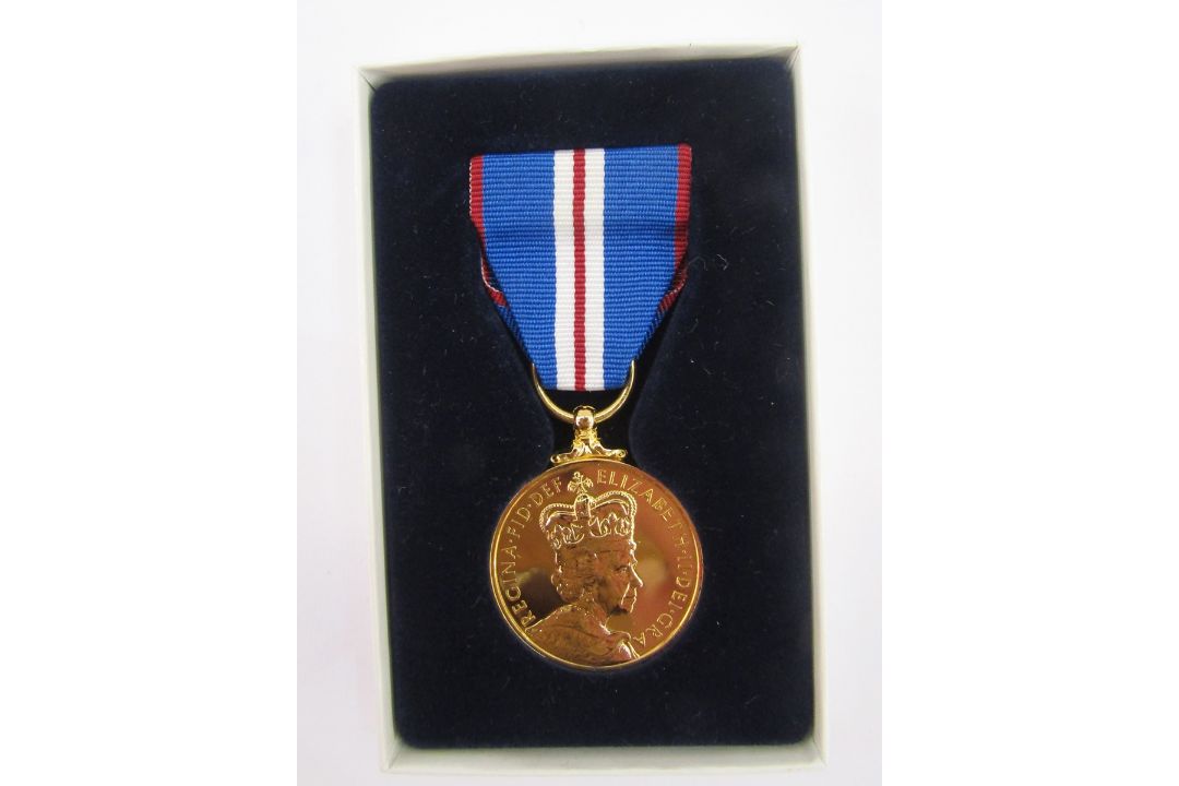 Queen Elizabeth II golden jubilee medal, 1952 - 2002, in Royal Mint box of issue with certificate of - Image 2 of 3