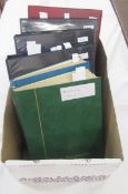 Stamps of Belgium & Colonies: Box of 4 albums (3 bespoke) and 2 stockbooks of mint and used from