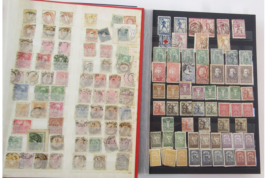 Stamps of Europe: Six A4 stock-books with numerous issues, mostly used, of Austria, Bosnia- - Image 4 of 10