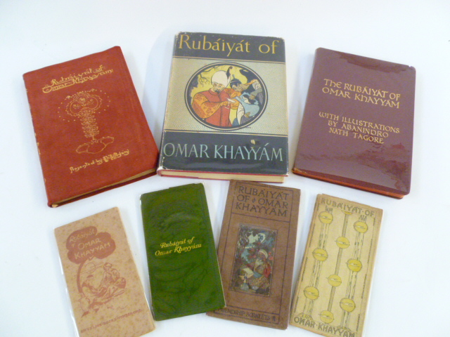 Fitzgerald, Edward (trans), collection of the "Rubaiyat of Omar Khayyam", various editions and