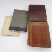 Four early 20th century and later postcard albums, including seasonal greetings, Easter, birthday,