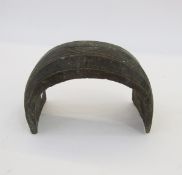 African bronze currency ingot, Ngelima, believed to be from the Democratic Republic of Congo, with