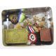 Collection of British WWI/WWII medals, Princess Mary Christmas tin, silver war badge and badges - Image 1 of 3