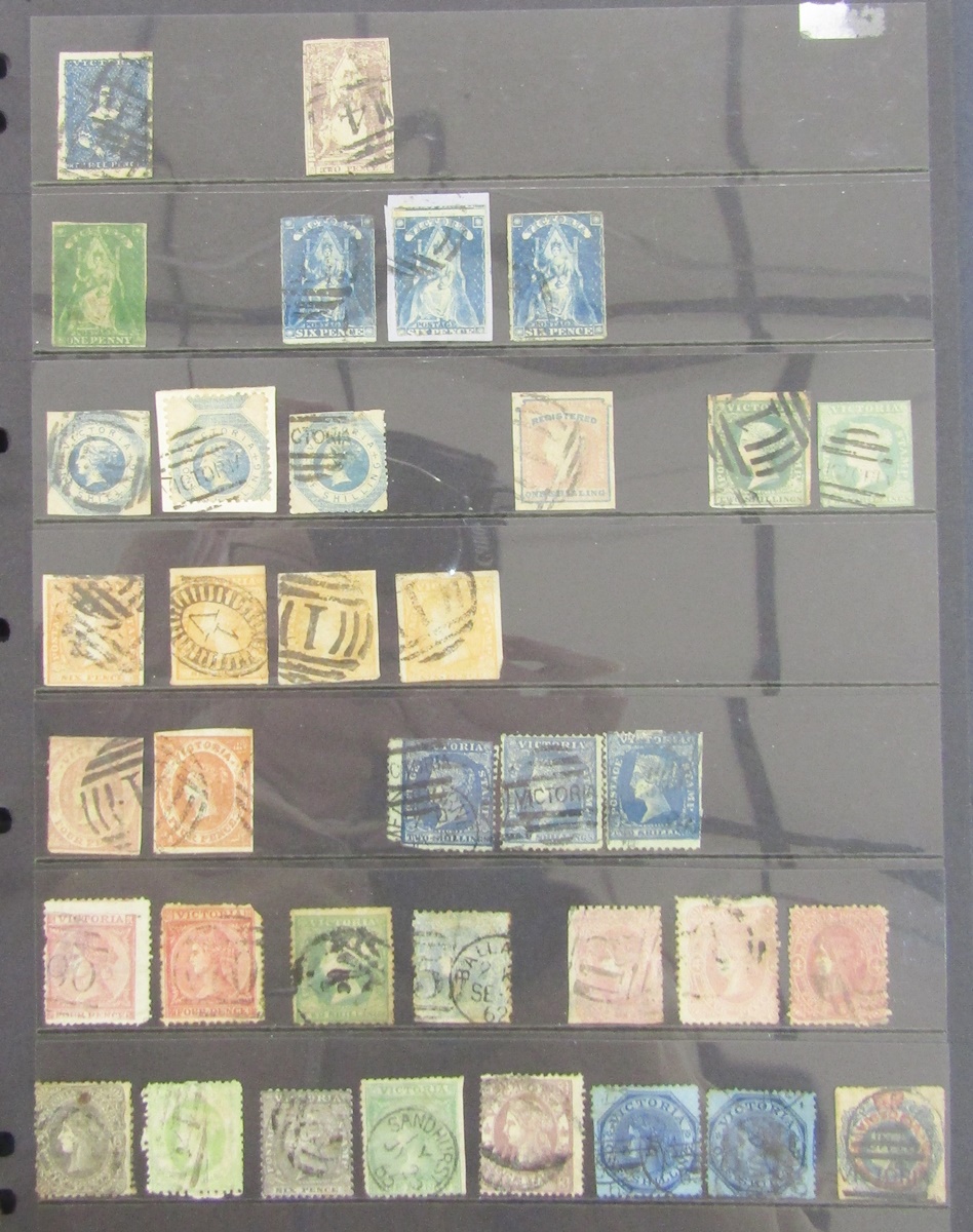 Stamps of Australia: Early states definitive issues in black folder including registered (NSW SG - Image 7 of 8