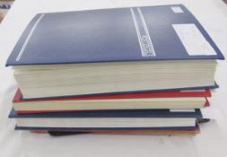 Stamps of India, Burma, Ceylon & Mauritius: collections in 4 separate albums with QV-QEII period