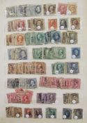 USA & S. American stamps: Three large A4 stock-books of mainly used definitives, commemoratives,