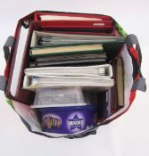 GB, Br Empire & World stamps: Large bag of albums, stock-books and containers of mint & used, QV-